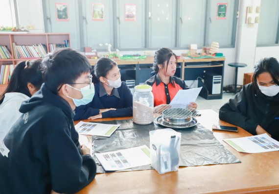 ภาพกิจกรรม  คณะวิทยาศาสตร์และเทคโนโลยี จัดค่ายวิทยาศาสตร์สัญจร ปีการศึกษา 2566  โรงเรียนวังแขมวิทยาคม