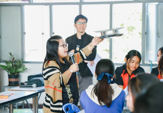 ภาพกิจกรรม  คณะวิทยาศาสตร์และเทคโนโลยี จัดค่ายวิทยาศาสตร์สัญจร ปีการศึกษา 2566  โรงเรียนวังแขมวิทยาคม