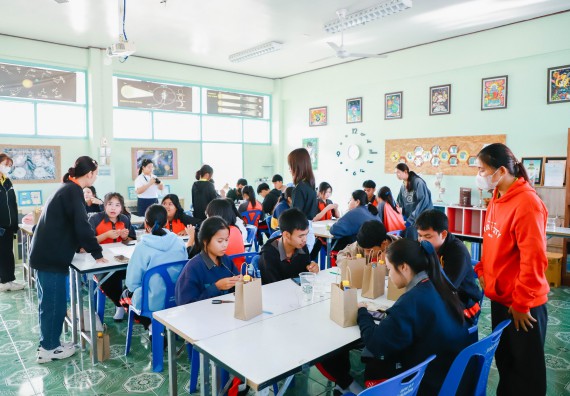 ภาพกิจกรรม  คณะวิทยาศาสตร์และเทคโนโลยี จัดค่ายวิทยาศาสตร์สัญจร ปีการศึกษา 2566  โรงเรียนวังแขมวิทยาคม