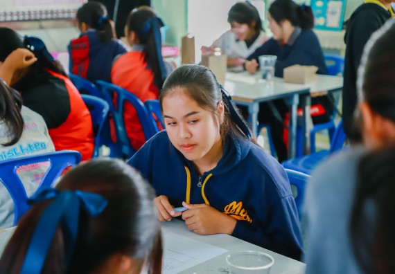 ภาพกิจกรรม  คณะวิทยาศาสตร์และเทคโนโลยี จัดค่ายวิทยาศาสตร์สัญจร ปีการศึกษา 2566  โรงเรียนวังแขมวิทยาคม