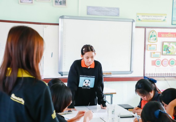 ภาพกิจกรรม  คณะวิทยาศาสตร์และเทคโนโลยี จัดค่ายวิทยาศาสตร์สัญจร ปีการศึกษา 2566  โรงเรียนวังแขมวิทยาคม