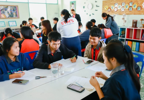 ภาพกิจกรรม  คณะวิทยาศาสตร์และเทคโนโลยี จัดค่ายวิทยาศาสตร์สัญจร ปีการศึกษา 2566  โรงเรียนวังแขมวิทยาคม