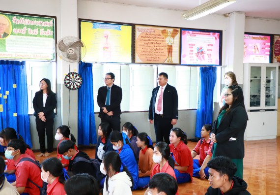 คณะวิทยาศาสตร์และเทคโนโลยี จัดค่ายวิทยาศาสตร์สัญจร ปีการศึกษา 2566  โรงเรียนเฉลิมพระเกียรติสมเด็จพระศรีนครินทร์ กำแพงเพชร