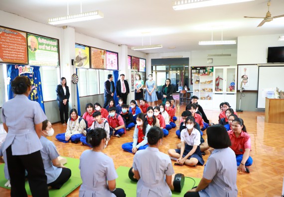 คณะวิทยาศาสตร์และเทคโนโลยี จัดค่ายวิทยาศาสตร์สัญจร ปีการศึกษา 2566  โรงเรียนเฉลิมพระเกียรติสมเด็จพระศรีนครินทร์ กำแพงเพชร