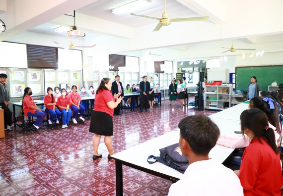 คณะวิทยาศาสตร์และเทคโนโลยี จัดค่ายวิทยาศาสตร์สัญจร ปีการศึกษา 2566  โรงเรียนเฉลิมพระเกียรติสมเด็จพระศรีนครินทร์ กำแพงเพชร