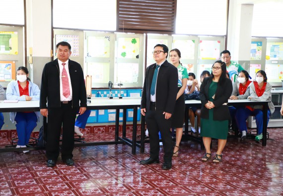 คณะวิทยาศาสตร์และเทคโนโลยี จัดค่ายวิทยาศาสตร์สัญจร ปีการศึกษา 2566  โรงเรียนเฉลิมพระเกียรติสมเด็จพระศรีนครินทร์ กำแพงเพชร