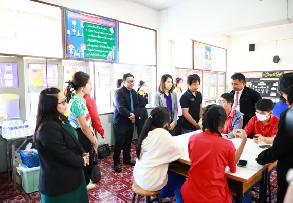 คณะวิทยาศาสตร์และเทคโนโลยี จัดค่ายวิทยาศาสตร์สัญจร ปีการศึกษา 2566  โรงเรียนเฉลิมพระเกียรติสมเด็จพระศรีนครินทร์ กำแพงเพชร