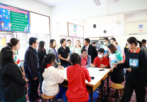 คณะวิทยาศาสตร์และเทคโนโลยี จัดค่ายวิทยาศาสตร์สัญจร ปีการศึกษา 2566  โรงเรียนเฉลิมพระเกียรติสมเด็จพระศรีนครินทร์ กำแพงเพชร