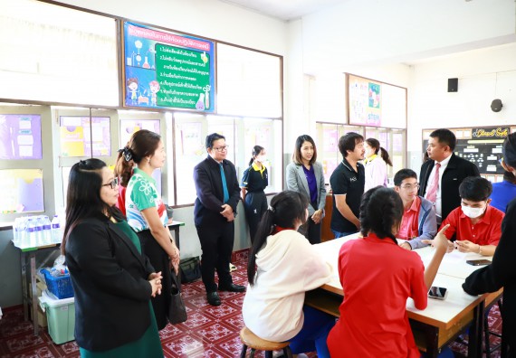 คณะวิทยาศาสตร์และเทคโนโลยี จัดค่ายวิทยาศาสตร์สัญจร ปีการศึกษา 2566  โรงเรียนเฉลิมพระเกียรติสมเด็จพระศรีนครินทร์ กำแพงเพชร