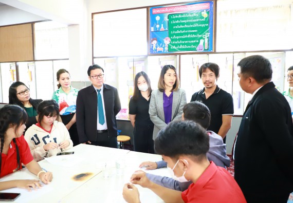 คณะวิทยาศาสตร์และเทคโนโลยี จัดค่ายวิทยาศาสตร์สัญจร ปีการศึกษา 2566  โรงเรียนเฉลิมพระเกียรติสมเด็จพระศรีนครินทร์ กำแพงเพชร