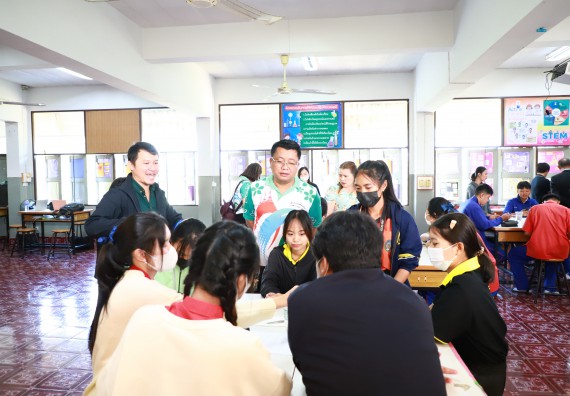 คณะวิทยาศาสตร์และเทคโนโลยี จัดค่ายวิทยาศาสตร์สัญจร ปีการศึกษา 2566  โรงเรียนเฉลิมพระเกียรติสมเด็จพระศรีนครินทร์ กำแพงเพชร