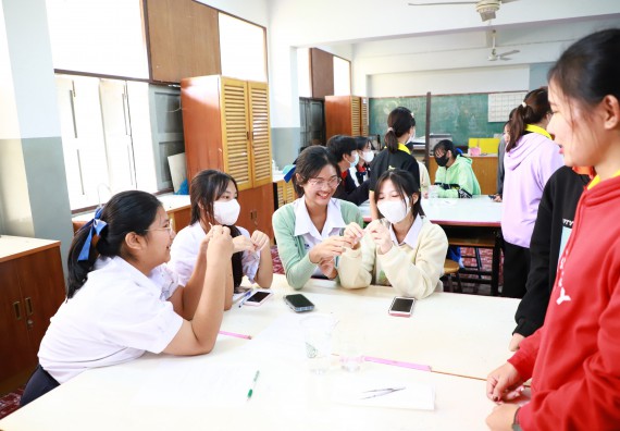 คณะวิทยาศาสตร์และเทคโนโลยี จัดค่ายวิทยาศาสตร์สัญจร ปีการศึกษา 2566  โรงเรียนเฉลิมพระเกียรติสมเด็จพระศรีนครินทร์ กำแพงเพชร