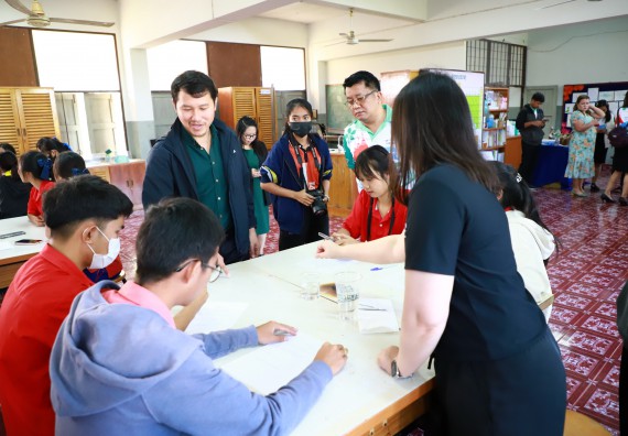 คณะวิทยาศาสตร์และเทคโนโลยี จัดค่ายวิทยาศาสตร์สัญจร ปีการศึกษา 2566  โรงเรียนเฉลิมพระเกียรติสมเด็จพระศรีนครินทร์ กำแพงเพชร