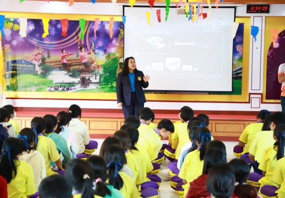 คณะวิทยาศาสตร์และเทคโนโลยี จัดค่ายวิทยาศาสตร์สัญจร ปีการศึกษา 2566  โรงเรียนทุ่งโพธิ์ทะเลพิทยา