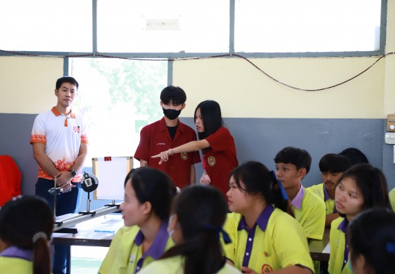 คณะวิทยาศาสตร์และเทคโนโลยี จัดค่ายวิทยาศาสตร์สัญจร ปีการศึกษา 2566  โรงเรียนทุ่งโพธิ์ทะเลพิทยา