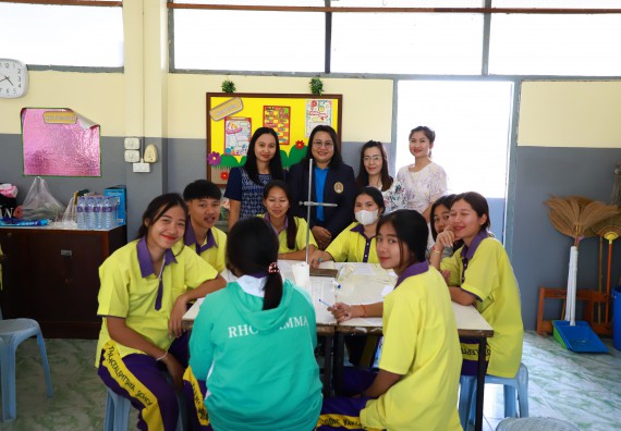 คณะวิทยาศาสตร์และเทคโนโลยี จัดค่ายวิทยาศาสตร์สัญจร ปีการศึกษา 2566  โรงเรียนทุ่งโพธิ์ทะเลพิทยา