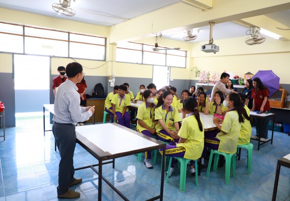 คณะวิทยาศาสตร์และเทคโนโลยี จัดค่ายวิทยาศาสตร์สัญจร ปีการศึกษา 2566  โรงเรียนทุ่งโพธิ์ทะเลพิทยา