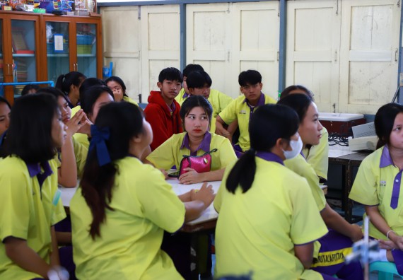 คณะวิทยาศาสตร์และเทคโนโลยี จัดค่ายวิทยาศาสตร์สัญจร ปีการศึกษา 2566  โรงเรียนทุ่งโพธิ์ทะเลพิทยา