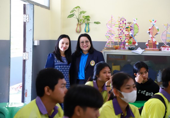 คณะวิทยาศาสตร์และเทคโนโลยี จัดค่ายวิทยาศาสตร์สัญจร ปีการศึกษา 2566  โรงเรียนทุ่งโพธิ์ทะเลพิทยา