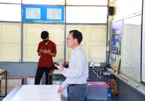 คณะวิทยาศาสตร์และเทคโนโลยี จัดค่ายวิทยาศาสตร์สัญจร ปีการศึกษา 2566  โรงเรียนทุ่งโพธิ์ทะเลพิทยา