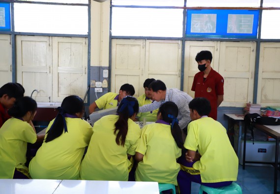 คณะวิทยาศาสตร์และเทคโนโลยี จัดค่ายวิทยาศาสตร์สัญจร ปีการศึกษา 2566  โรงเรียนทุ่งโพธิ์ทะเลพิทยา