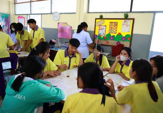 คณะวิทยาศาสตร์และเทคโนโลยี จัดค่ายวิทยาศาสตร์สัญจร ปีการศึกษา 2566  โรงเรียนทุ่งโพธิ์ทะเลพิทยา