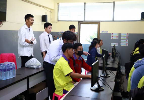 คณะวิทยาศาสตร์และเทคโนโลยี จัดค่ายวิทยาศาสตร์สัญจร ปีการศึกษา 2566  โรงเรียนทุ่งโพธิ์ทะเลพิทยา