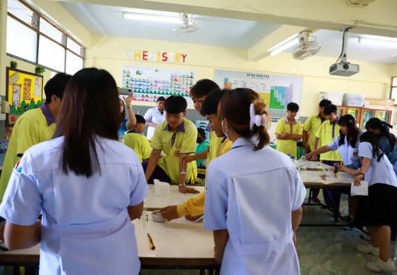 คณะวิทยาศาสตร์และเทคโนโลยี จัดค่ายวิทยาศาสตร์สัญจร ปีการศึกษา 2566  โรงเรียนทุ่งโพธิ์ทะเลพิทยา