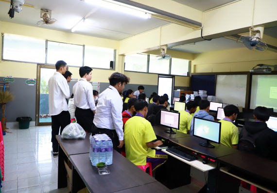 คณะวิทยาศาสตร์และเทคโนโลยี จัดค่ายวิทยาศาสตร์สัญจร ปีการศึกษา 2566  โรงเรียนทุ่งโพธิ์ทะเลพิทยา