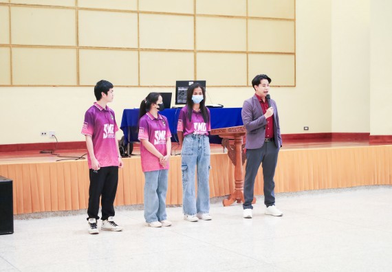 ภาพกิจกรรม  คณะวิทยาศาสตร์และเทคโนโลยี จัดโครงการยกระดับนวัตกรรมชุมชนด้วยกระบวนการวิศวกรสังคม กิจกรรมการอบรมบ่มเพาะทักษะการเป็นวิศวกรสังคม