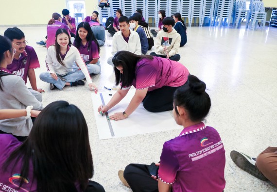 ภาพกิจกรรม  คณะวิทยาศาสตร์และเทคโนโลยี จัดโครงการยกระดับนวัตกรรมชุมชนด้วยกระบวนการวิศวกรสังคม กิจกรรมการอบรมบ่มเพาะทักษะการเป็นวิศวกรสังคม