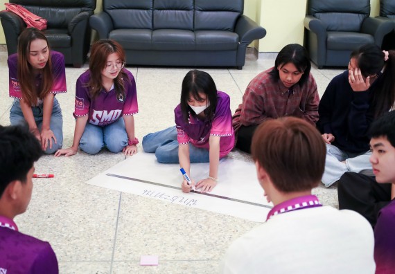 ภาพกิจกรรม  คณะวิทยาศาสตร์และเทคโนโลยี จัดโครงการยกระดับนวัตกรรมชุมชนด้วยกระบวนการวิศวกรสังคม กิจกรรมการอบรมบ่มเพาะทักษะการเป็นวิศวกรสังคม