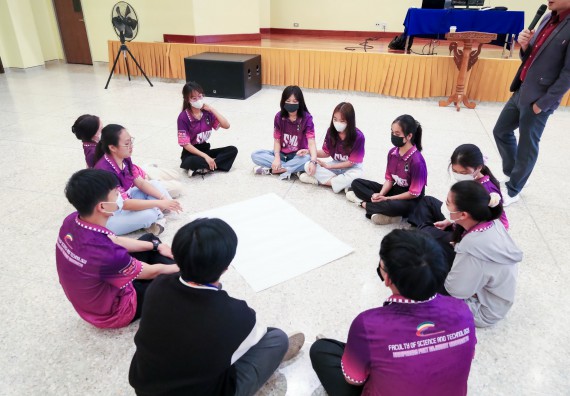 ภาพกิจกรรม  คณะวิทยาศาสตร์และเทคโนโลยี จัดโครงการยกระดับนวัตกรรมชุมชนด้วยกระบวนการวิศวกรสังคม กิจกรรมการอบรมบ่มเพาะทักษะการเป็นวิศวกรสังคม