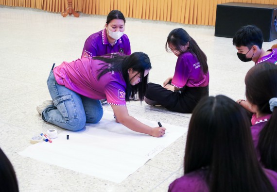 ภาพกิจกรรม  คณะวิทยาศาสตร์และเทคโนโลยี จัดโครงการยกระดับนวัตกรรมชุมชนด้วยกระบวนการวิศวกรสังคม กิจกรรมการอบรมบ่มเพาะทักษะการเป็นวิศวกรสังคม