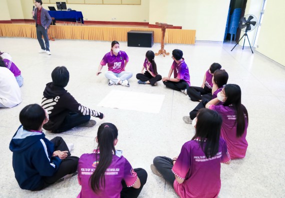 ภาพกิจกรรม  คณะวิทยาศาสตร์และเทคโนโลยี จัดโครงการยกระดับนวัตกรรมชุมชนด้วยกระบวนการวิศวกรสังคม กิจกรรมการอบรมบ่มเพาะทักษะการเป็นวิศวกรสังคม