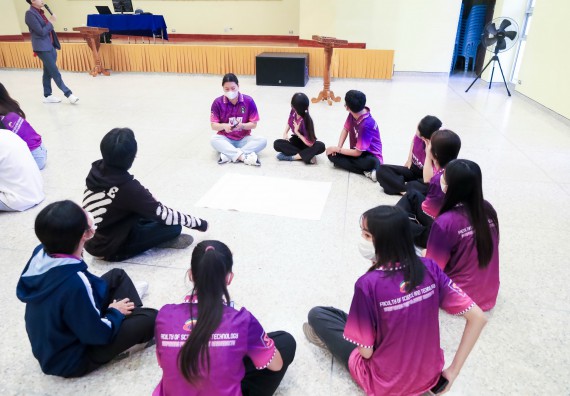 ภาพกิจกรรม  คณะวิทยาศาสตร์และเทคโนโลยี จัดโครงการยกระดับนวัตกรรมชุมชนด้วยกระบวนการวิศวกรสังคม กิจกรรมการอบรมบ่มเพาะทักษะการเป็นวิศวกรสังคม