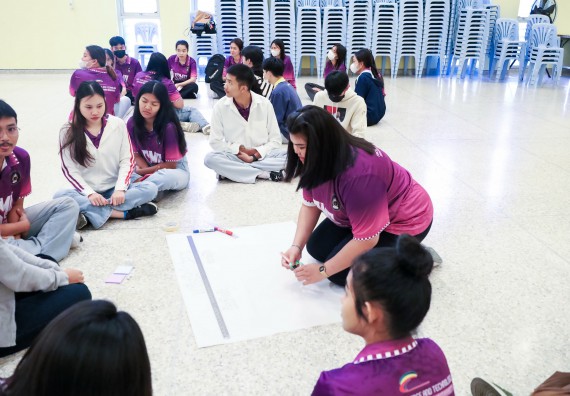 ภาพกิจกรรม  คณะวิทยาศาสตร์และเทคโนโลยี จัดโครงการยกระดับนวัตกรรมชุมชนด้วยกระบวนการวิศวกรสังคม กิจกรรมการอบรมบ่มเพาะทักษะการเป็นวิศวกรสังคม