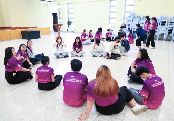 ภาพกิจกรรม  คณะวิทยาศาสตร์และเทคโนโลยี จัดโครงการยกระดับนวัตกรรมชุมชนด้วยกระบวนการวิศวกรสังคม กิจกรรมการอบรมบ่มเพาะทักษะการเป็นวิศวกรสังคม