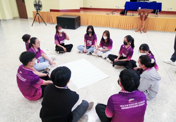 ภาพกิจกรรม  คณะวิทยาศาสตร์และเทคโนโลยี จัดโครงการยกระดับนวัตกรรมชุมชนด้วยกระบวนการวิศวกรสังคม กิจกรรมการอบรมบ่มเพาะทักษะการเป็นวิศวกรสังคม