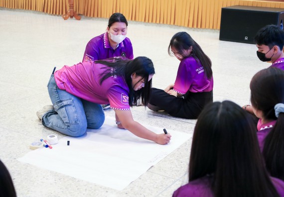 ภาพกิจกรรม  คณะวิทยาศาสตร์และเทคโนโลยี จัดโครงการยกระดับนวัตกรรมชุมชนด้วยกระบวนการวิศวกรสังคม กิจกรรมการอบรมบ่มเพาะทักษะการเป็นวิศวกรสังคม