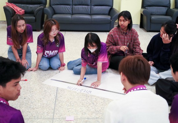 ภาพกิจกรรม  คณะวิทยาศาสตร์และเทคโนโลยี จัดโครงการยกระดับนวัตกรรมชุมชนด้วยกระบวนการวิศวกรสังคม กิจกรรมการอบรมบ่มเพาะทักษะการเป็นวิศวกรสังคม