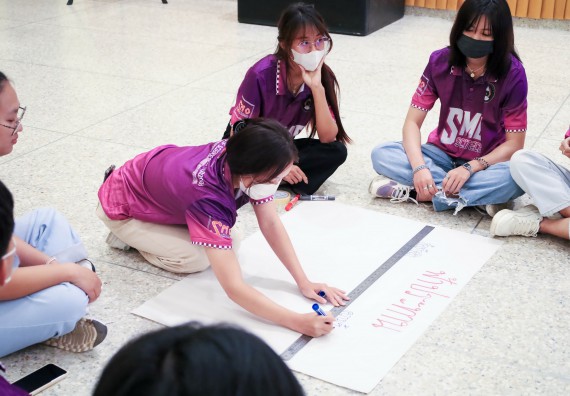 ภาพกิจกรรม  คณะวิทยาศาสตร์และเทคโนโลยี จัดโครงการยกระดับนวัตกรรมชุมชนด้วยกระบวนการวิศวกรสังคม กิจกรรมการอบรมบ่มเพาะทักษะการเป็นวิศวกรสังคม