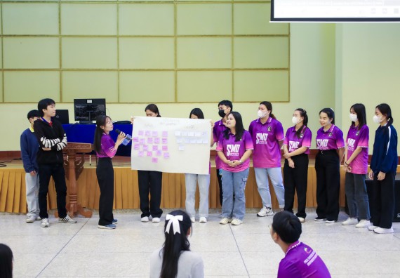 ภาพกิจกรรม  คณะวิทยาศาสตร์และเทคโนโลยี จัดโครงการยกระดับนวัตกรรมชุมชนด้วยกระบวนการวิศวกรสังคม กิจกรรมการอบรมบ่มเพาะทักษะการเป็นวิศวกรสังคม