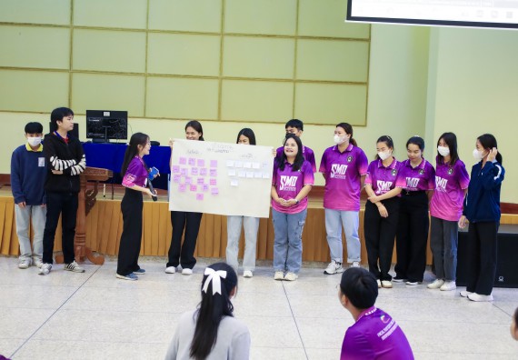 ภาพกิจกรรม  คณะวิทยาศาสตร์และเทคโนโลยี จัดโครงการยกระดับนวัตกรรมชุมชนด้วยกระบวนการวิศวกรสังคม กิจกรรมการอบรมบ่มเพาะทักษะการเป็นวิศวกรสังคม