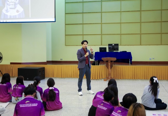 ภาพกิจกรรม  คณะวิทยาศาสตร์และเทคโนโลยี จัดโครงการยกระดับนวัตกรรมชุมชนด้วยกระบวนการวิศวกรสังคม กิจกรรมการอบรมบ่มเพาะทักษะการเป็นวิศวกรสังคม