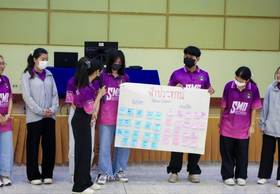 ภาพกิจกรรม  คณะวิทยาศาสตร์และเทคโนโลยี จัดโครงการยกระดับนวัตกรรมชุมชนด้วยกระบวนการวิศวกรสังคม กิจกรรมการอบรมบ่มเพาะทักษะการเป็นวิศวกรสังคม