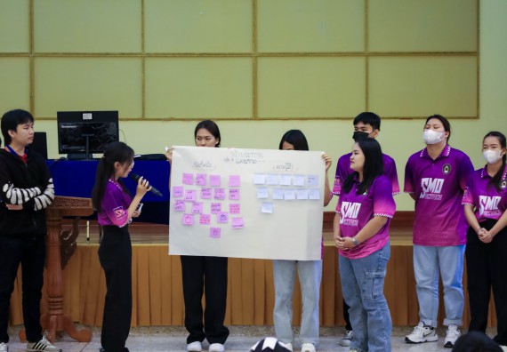 ภาพกิจกรรม  คณะวิทยาศาสตร์และเทคโนโลยี จัดโครงการยกระดับนวัตกรรมชุมชนด้วยกระบวนการวิศวกรสังคม กิจกรรมการอบรมบ่มเพาะทักษะการเป็นวิศวกรสังคม