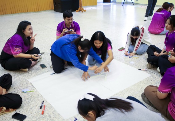 ภาพกิจกรรม  คณะวิทยาศาสตร์และเทคโนโลยี จัดโครงการยกระดับนวัตกรรมชุมชนด้วยกระบวนการวิศวกรสังคม กิจกรรมการอบรมบ่มเพาะทักษะการเป็นวิศวกรสังคม