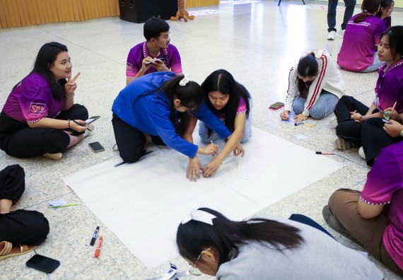 ภาพกิจกรรม  คณะวิทยาศาสตร์และเทคโนโลยี จัดโครงการยกระดับนวัตกรรมชุมชนด้วยกระบวนการวิศวกรสังคม กิจกรรมการอบรมบ่มเพาะทักษะการเป็นวิศวกรสังคม