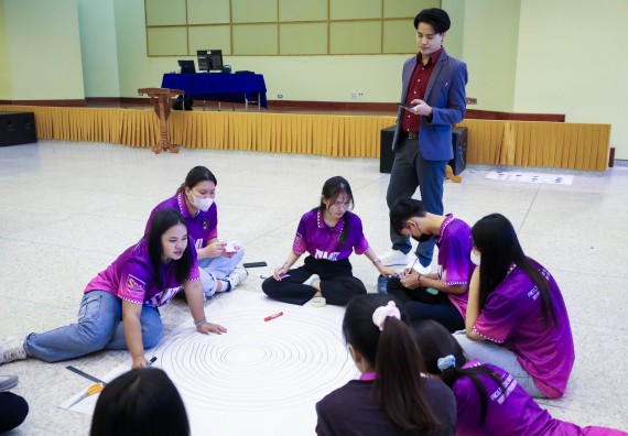 ภาพกิจกรรม  คณะวิทยาศาสตร์และเทคโนโลยี จัดโครงการยกระดับนวัตกรรมชุมชนด้วยกระบวนการวิศวกรสังคม กิจกรรมการอบรมบ่มเพาะทักษะการเป็นวิศวกรสังคม